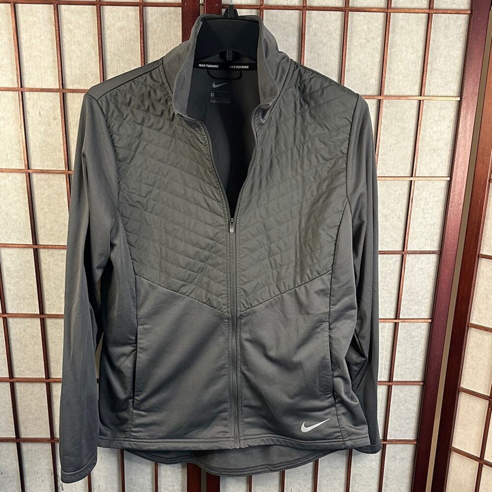 Nike Charcoal Quilted Jacket women’s large